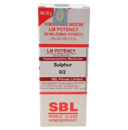 SBL Homeopathy Sulphur LM Potency