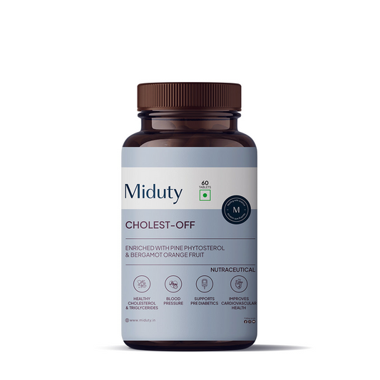 Buy Miduty by Palak Notes Cholest-Off Tablets from DrMediCart, Ship from India to USA