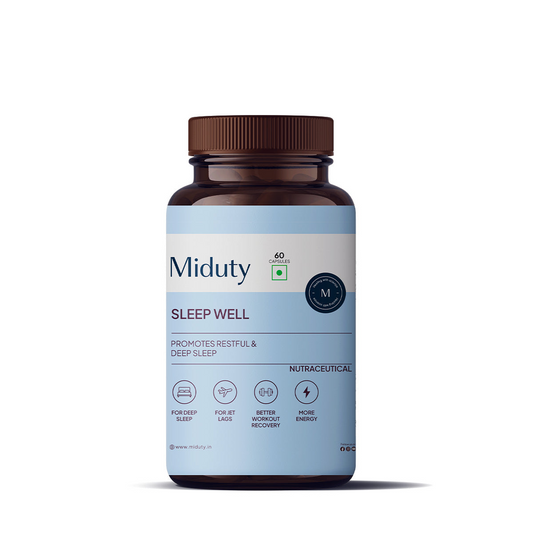 Buy Miduty by Palak Notes Sleep Well Capsules from DrMediCart, Ship from India to USA