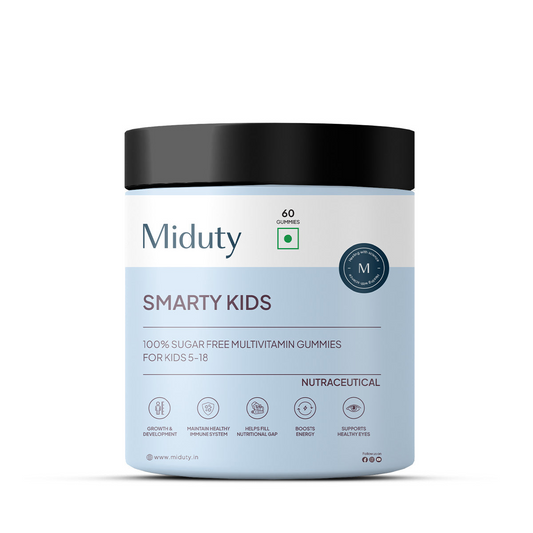 Buy Miduty by Palak Notes Smarty Kids Multivitamin Gummies from DrMediCart, Ship from India to USA