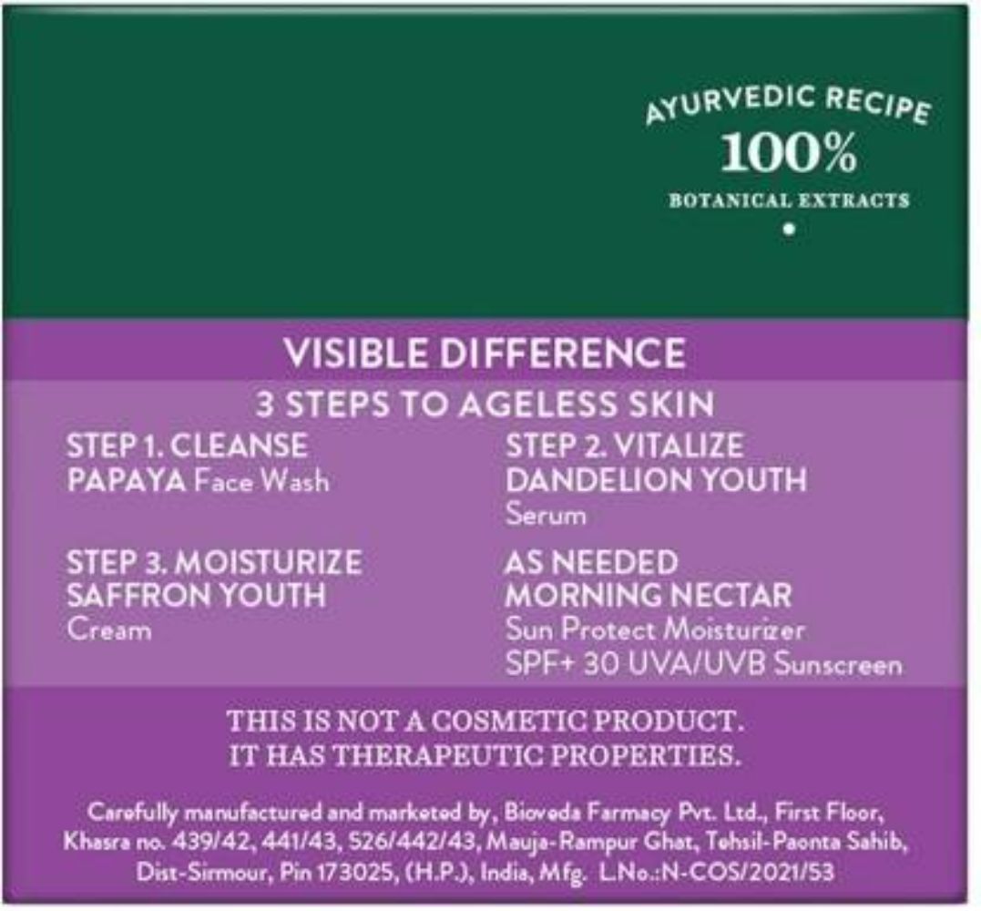 Biotique Saffron Youth Anti-Ageing Cream