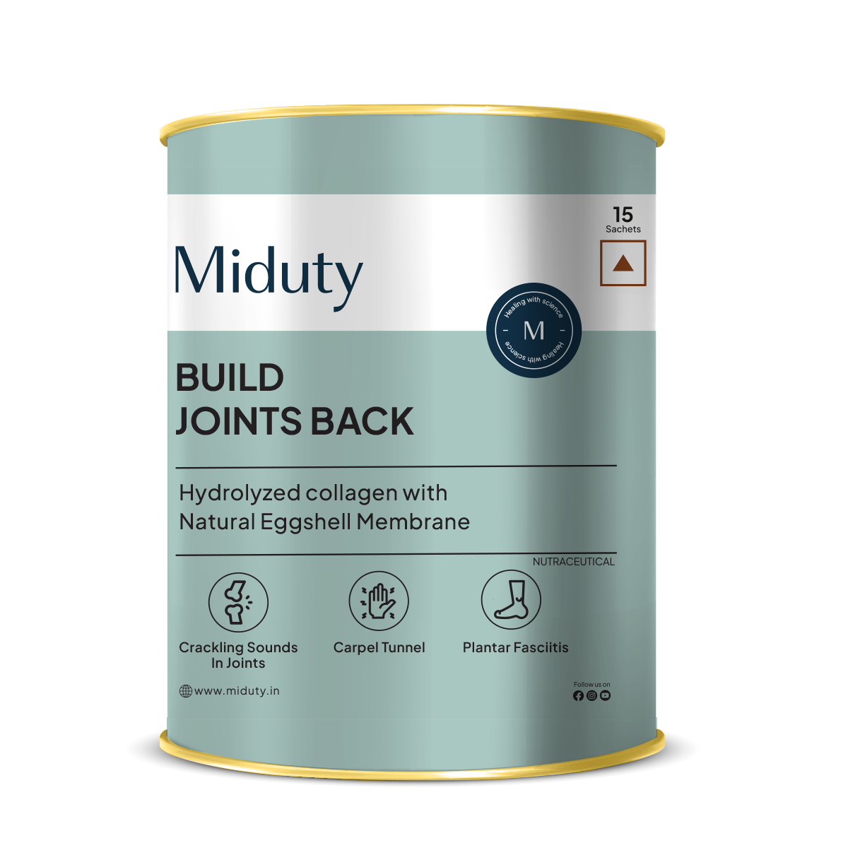Buy Miduty by Palak Notes Build Joints Back Sachets from DrMediCart, Ship from India to USA