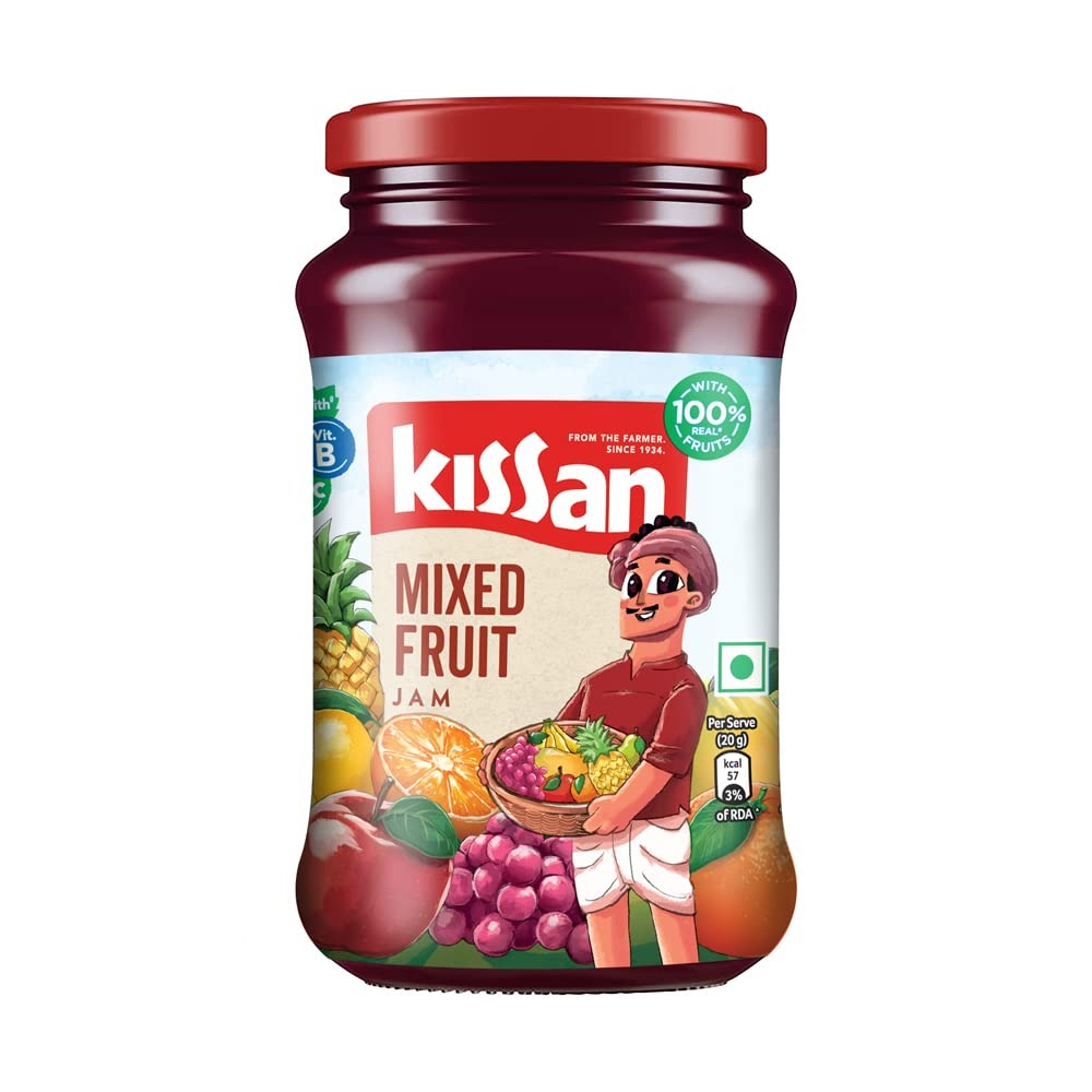 Buy Kissan Mixed Fruit Jam With Fruit Ingredients from DrMediCart