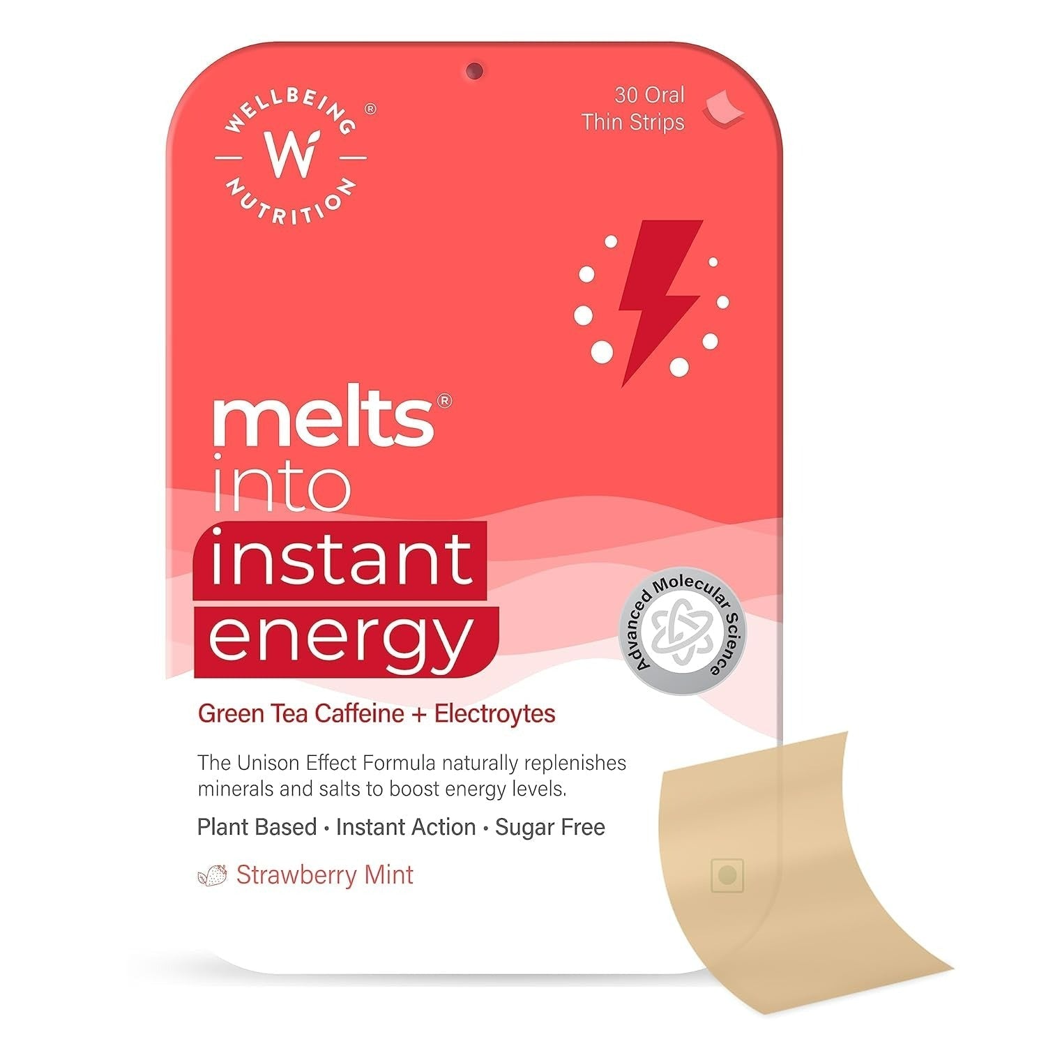 Wellbeing Nutrition Melts Instant Energy Oral Strips - Drmedicart