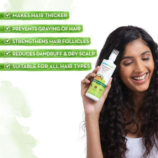 Buy Mamaearth Bhringamla Hair Oil For Intense Hair Treatment from DrMediCart, Ship from India to USA