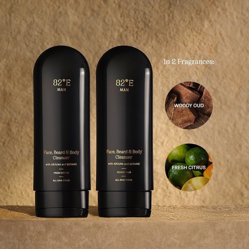 82°E By Deepika Padukone Face, Beard and Body Cleanser - Fresh Citrus