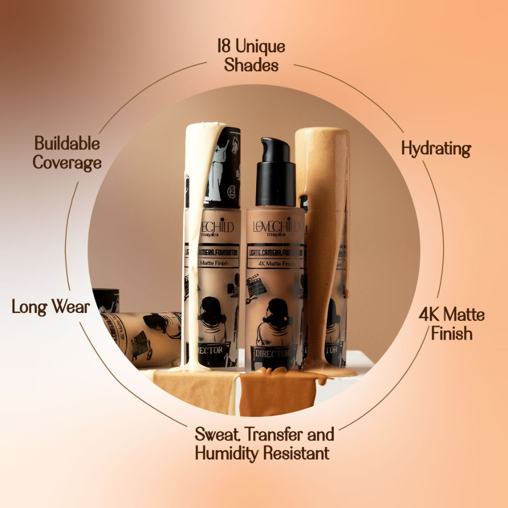 LoveChild By Masaba Gupta Lights. Camera. Foundation - Dark Chocolate Ballet
