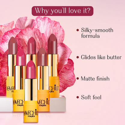 Buy LoveChild By Masaba Gupta Rani Core Luxe Matte Lipstick - Tickle Me Pink from DrMediCart, Ship from India to USA