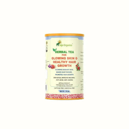 Teja Organics Skin Glow & Hair Growth Herbal Tea - Drmedicart