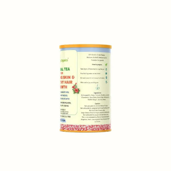 Teja Organics Skin Glow & Hair Growth Herbal Tea - Drmedicart