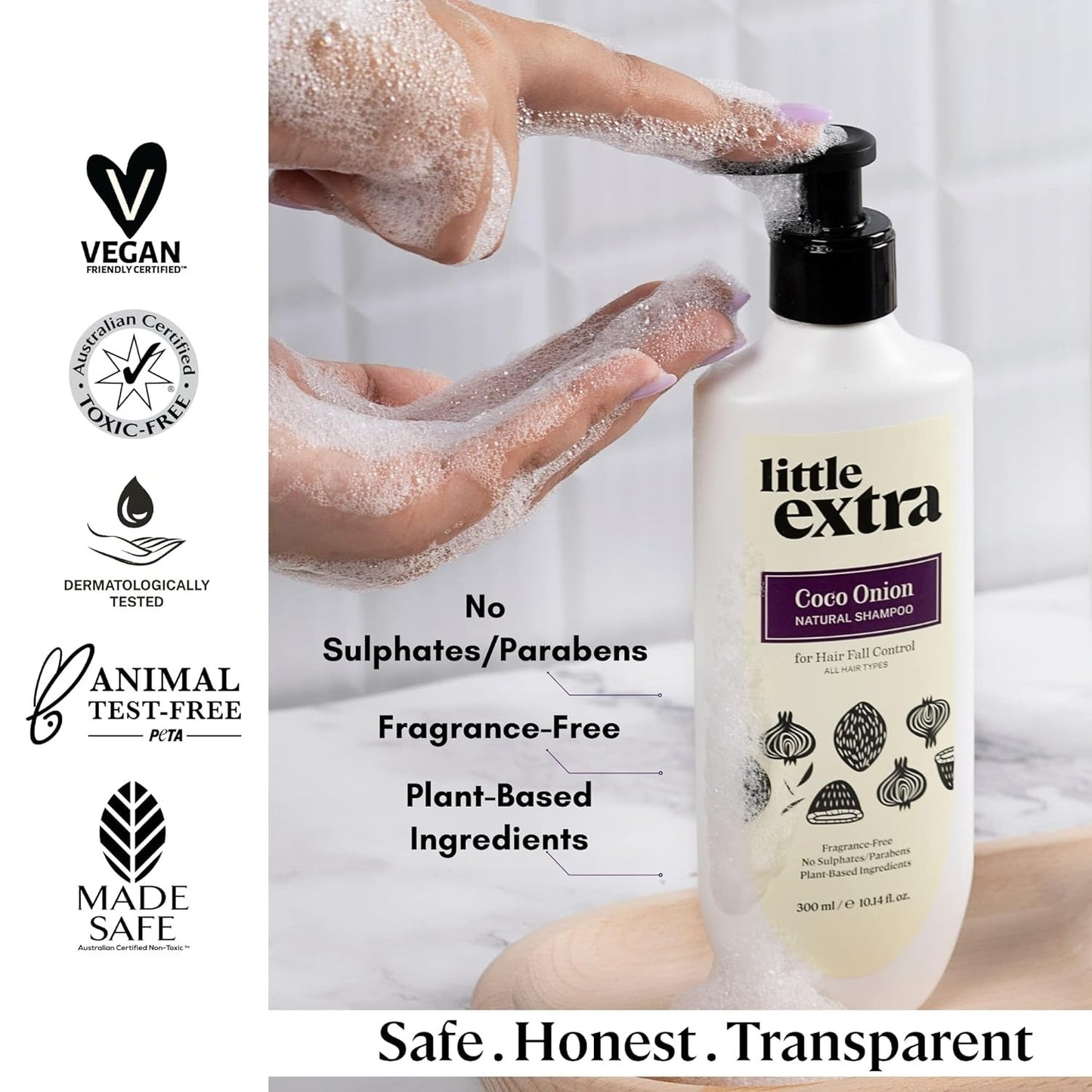 Little Extra Coco Onion Natural Shampoo