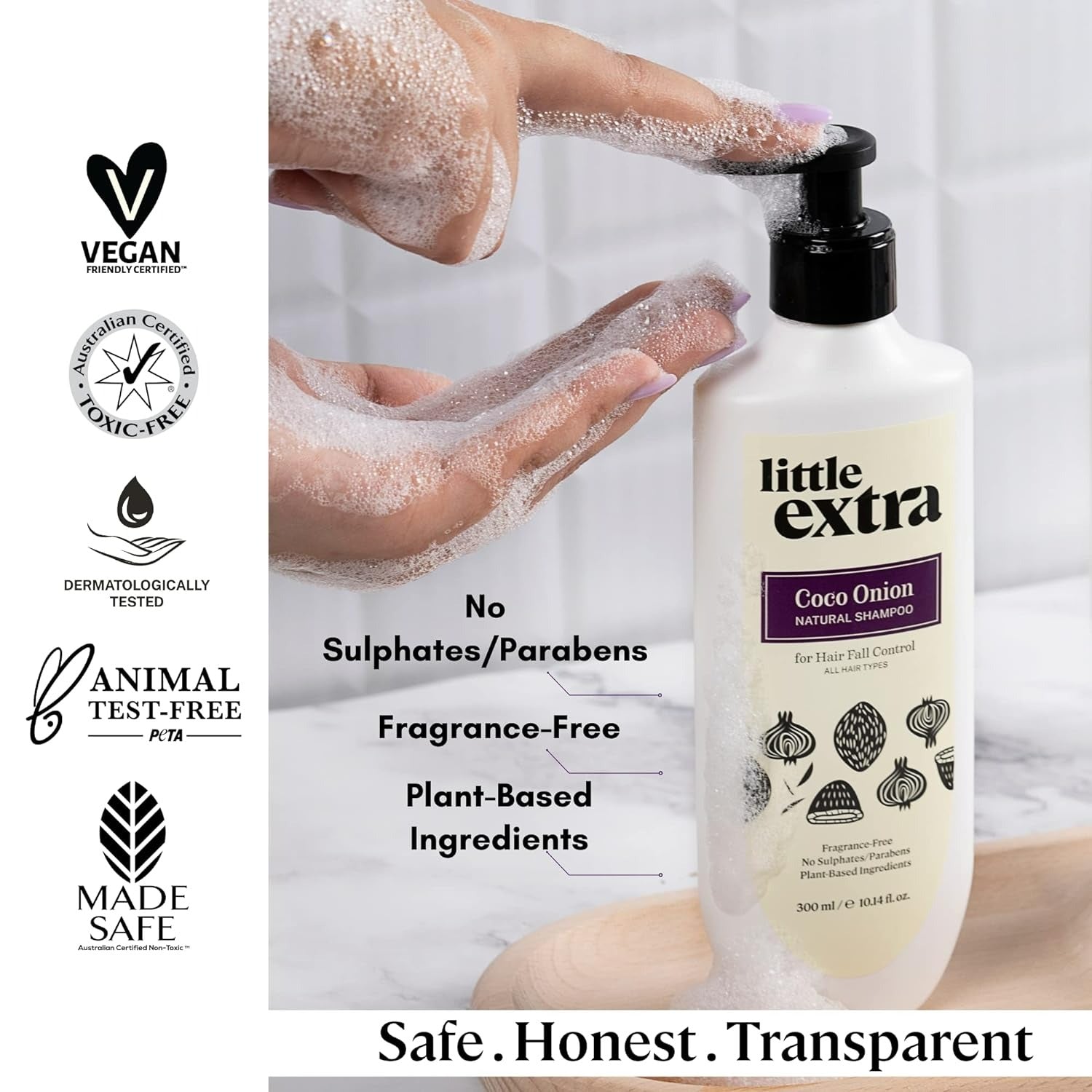 Little Extra Coco Onion Natural Shampoo