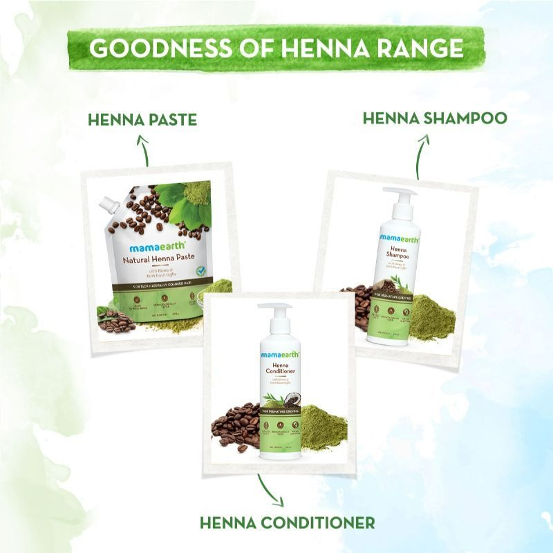Mamaearth Natural Henna Paste For Rich Naturally Colored Hair - Drmedicart