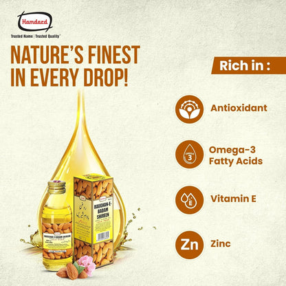 Hamdard Roghan Badam Shirin Sweet Almond Oil