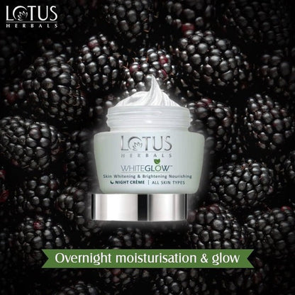 Lotus Herbals Whiteglow Skin Whitening & Brightening Nourishing Night Creme