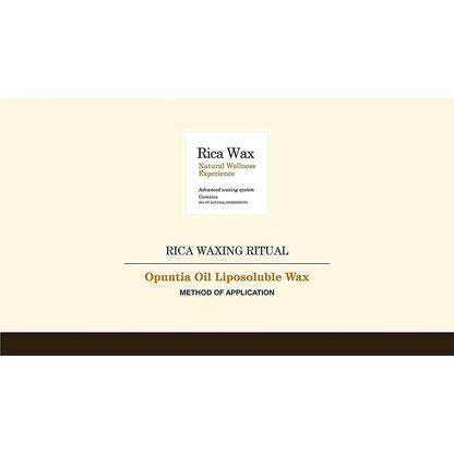 Rica White Chocolate Liposoluble Wax for Dry Skin With Natural Beeswax