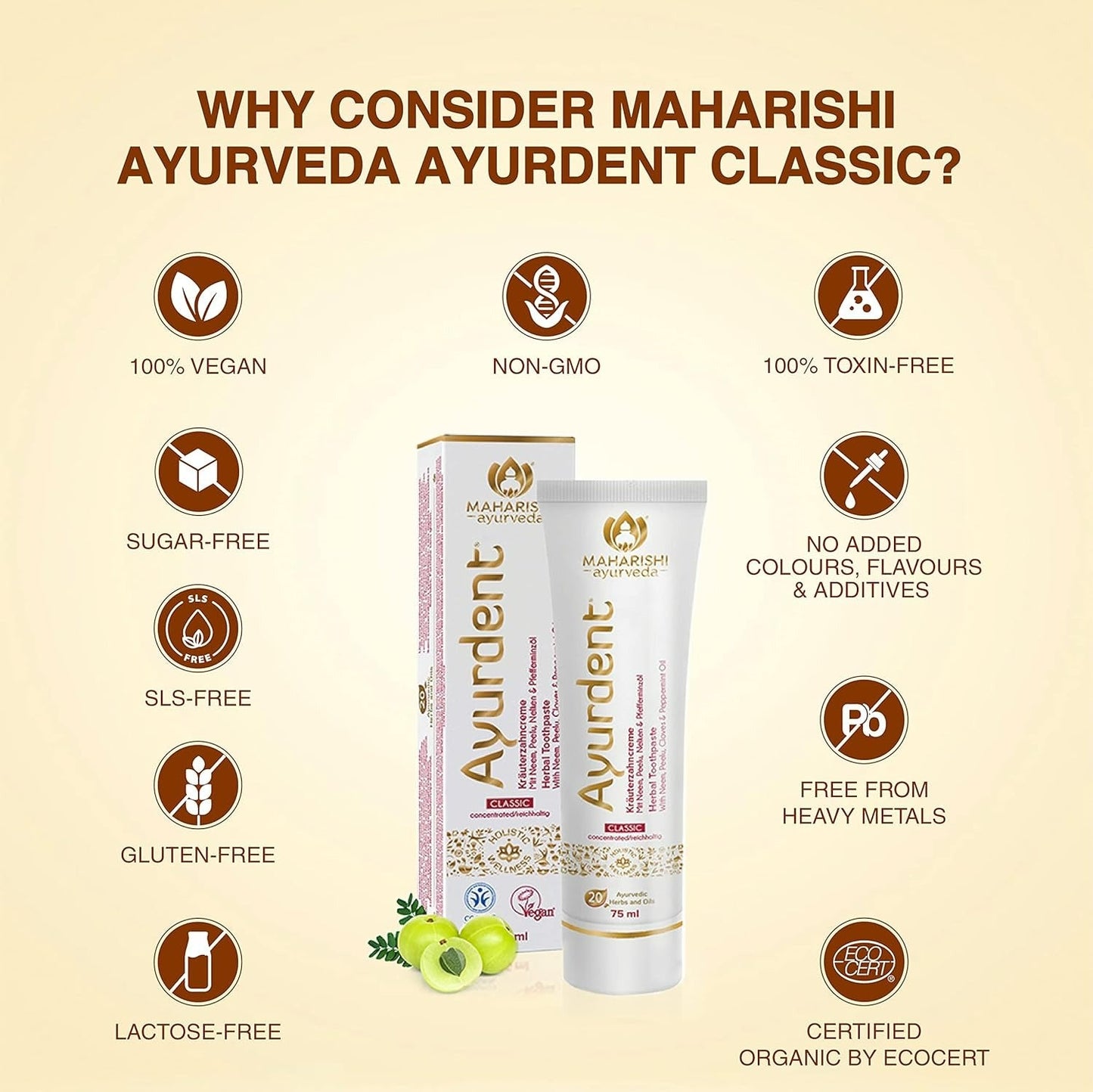 Maharishi Ayurveda Ayurdent Classic Toothpaste