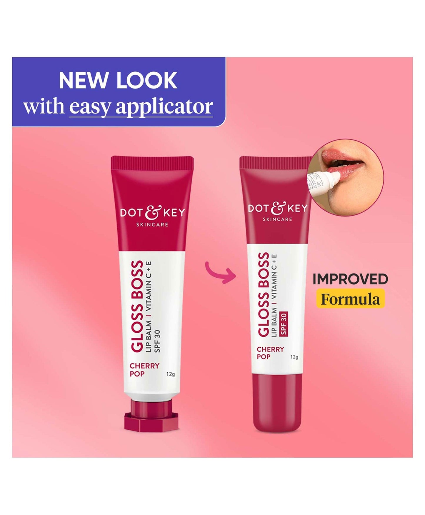 Dot & Key Gloss Boss Cherry Lip Balm