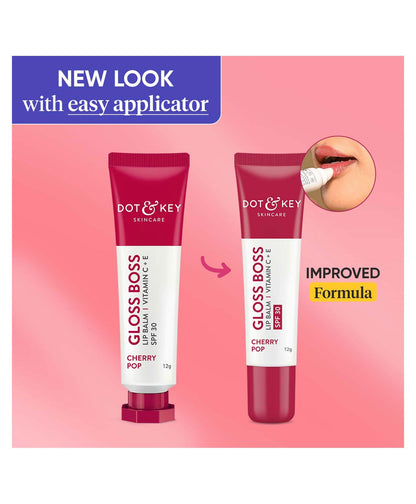 Dot & Key Gloss Boss Cherry Lip Balm
