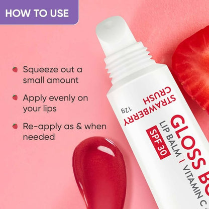 Dot & Key Gloss Boss Strawberry Red Lip Balm