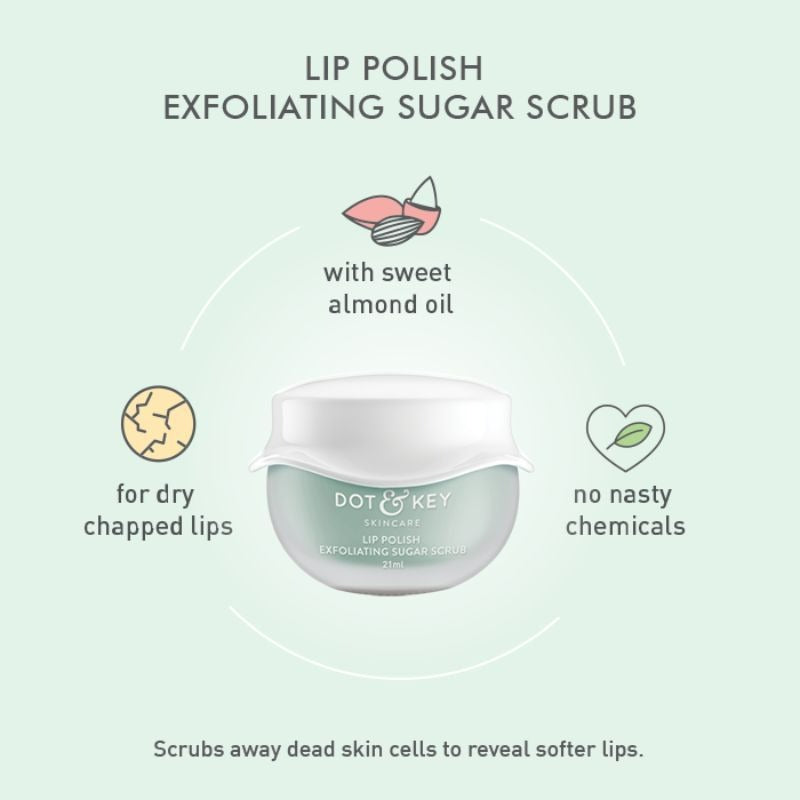 Dot & Key Lip Polish Exfoliating Sugar Scrub
