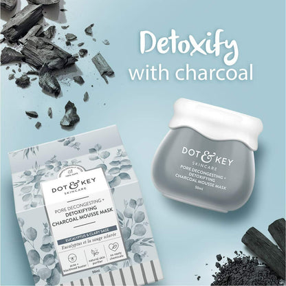 Dot & Key Pore Decongesting + Detoxifying Charcoal Mousse Clay Mask - DrMediCart