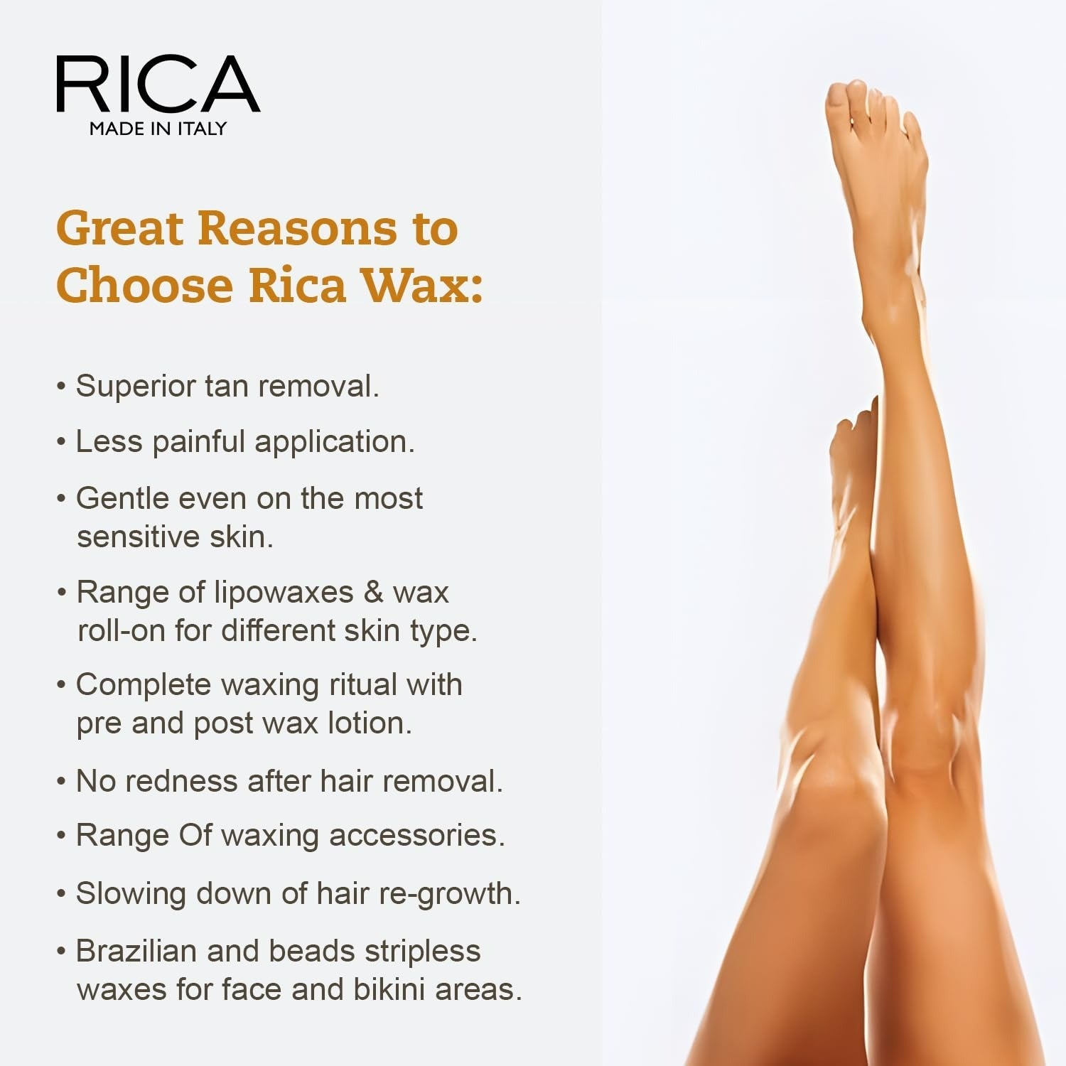 Rica Brazilian Wax with Avocado Butter, Natural & Stripless Wax