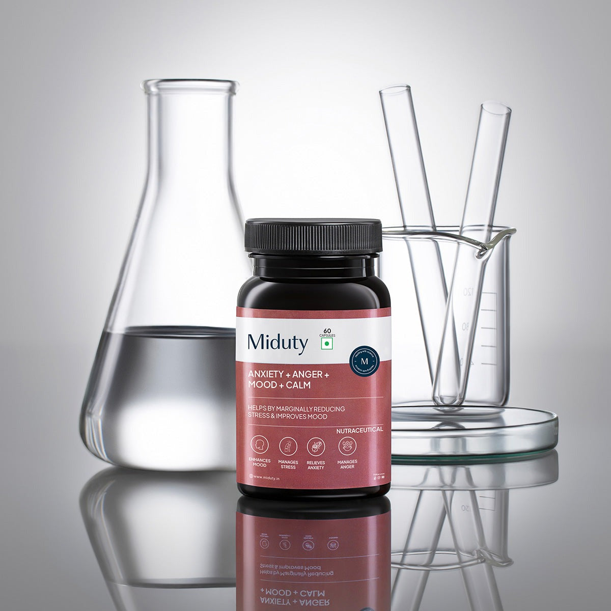 Miduty by Palak Notes Anxiety + Anger + Mood + Calm Capsules