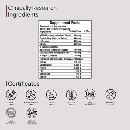 Miduty by Palak Notes Anxiety + Anger + Mood + Calm Capsules