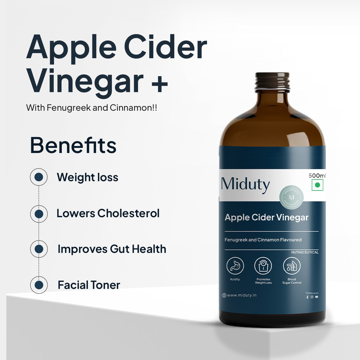 Miduty by Palak Notes Apple Cider Vinegar