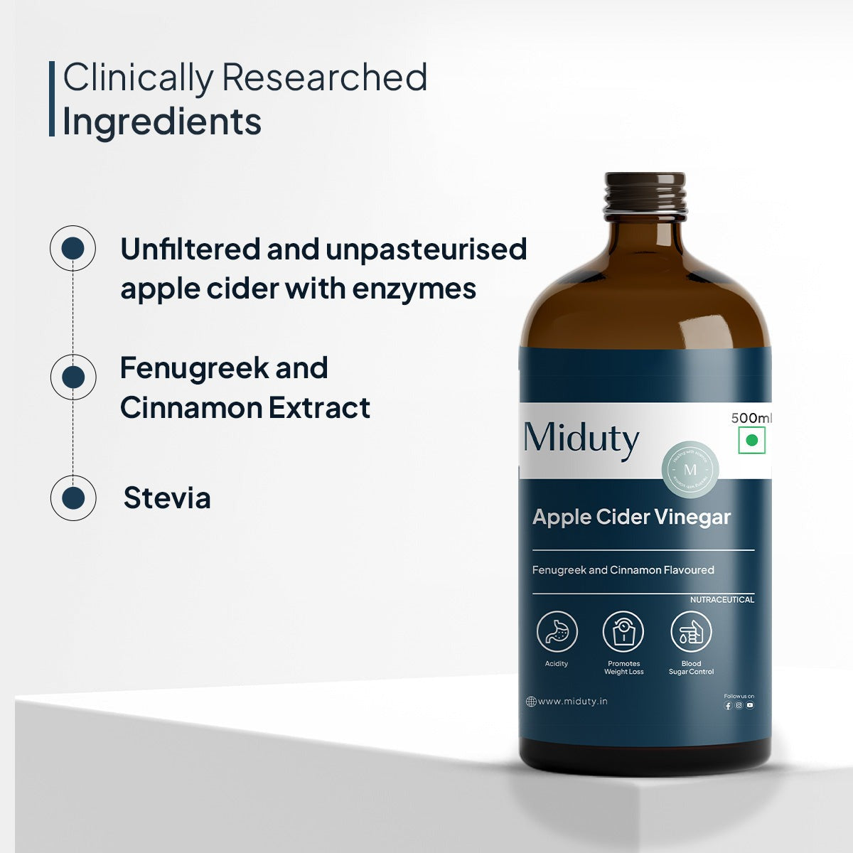 Miduty by Palak Notes Apple Cider Vinegar