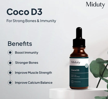 Miduty by Palak Notes Coco D3 in MCT Oil