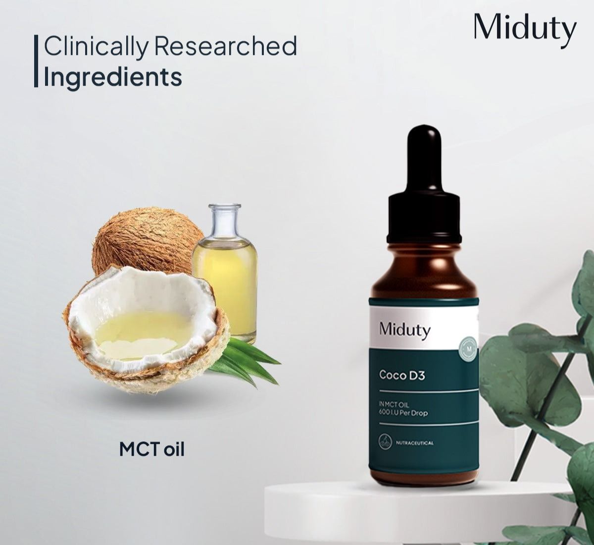 Miduty by Palak Notes Coco D3 in MCT Oil