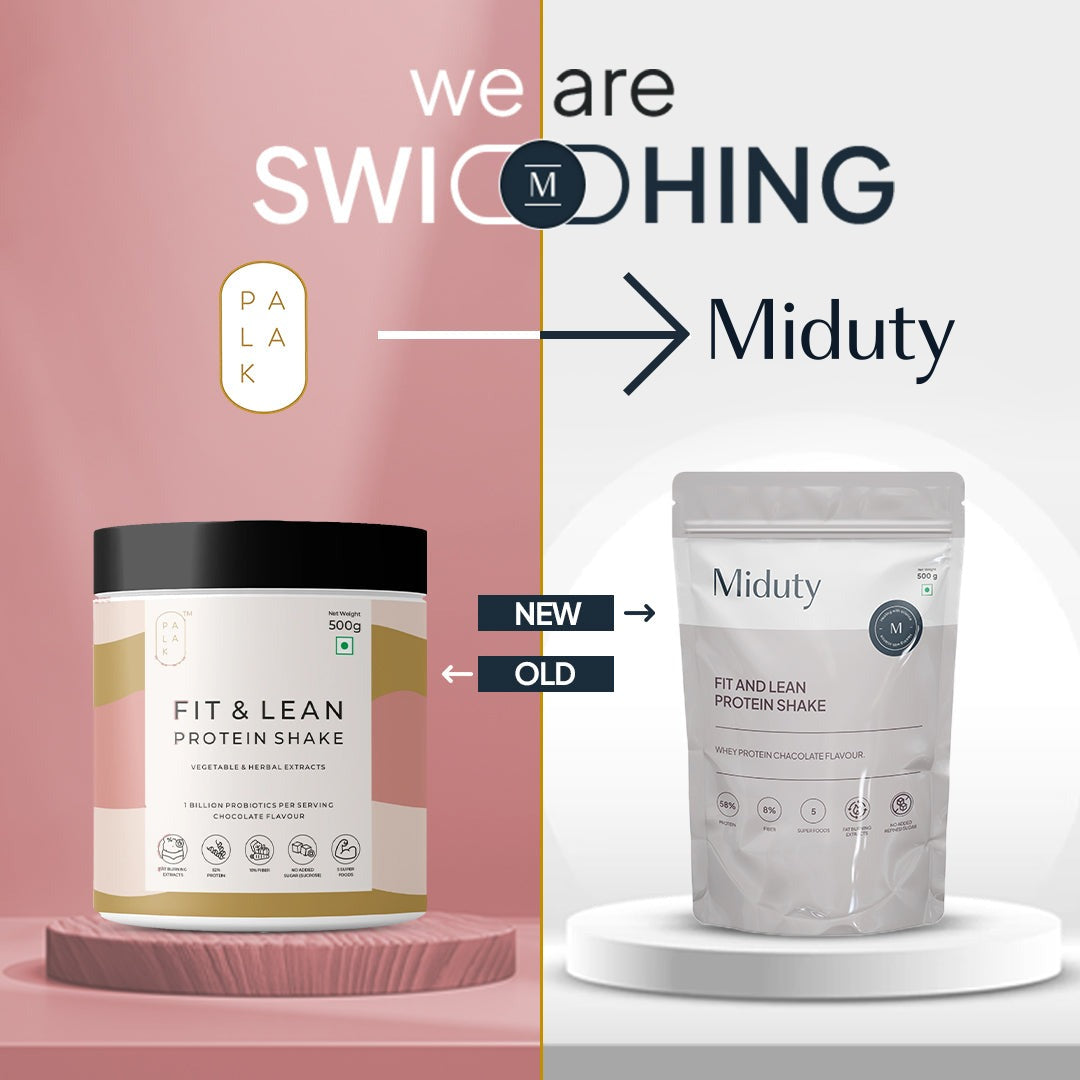 Miduty by Palak Notes Fit & Lean Protein Shake