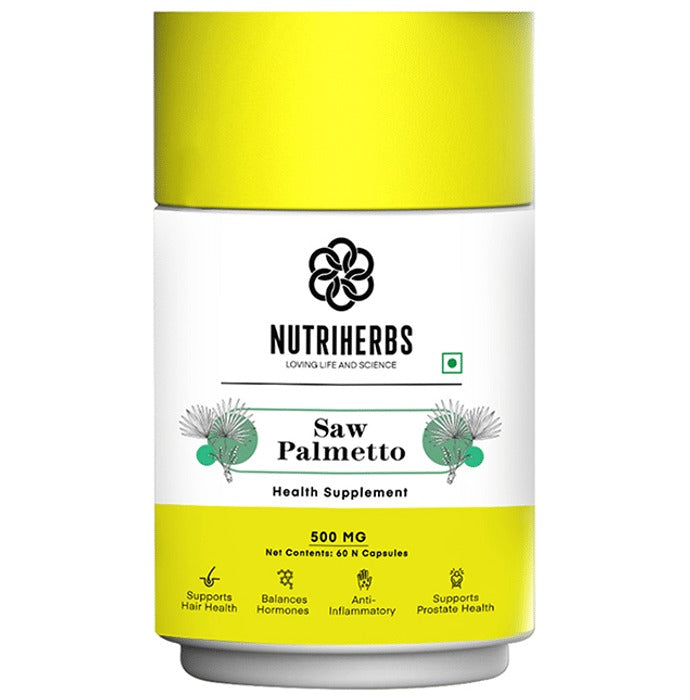 Nutriherbs Saw Palmetto 450mg Capsules