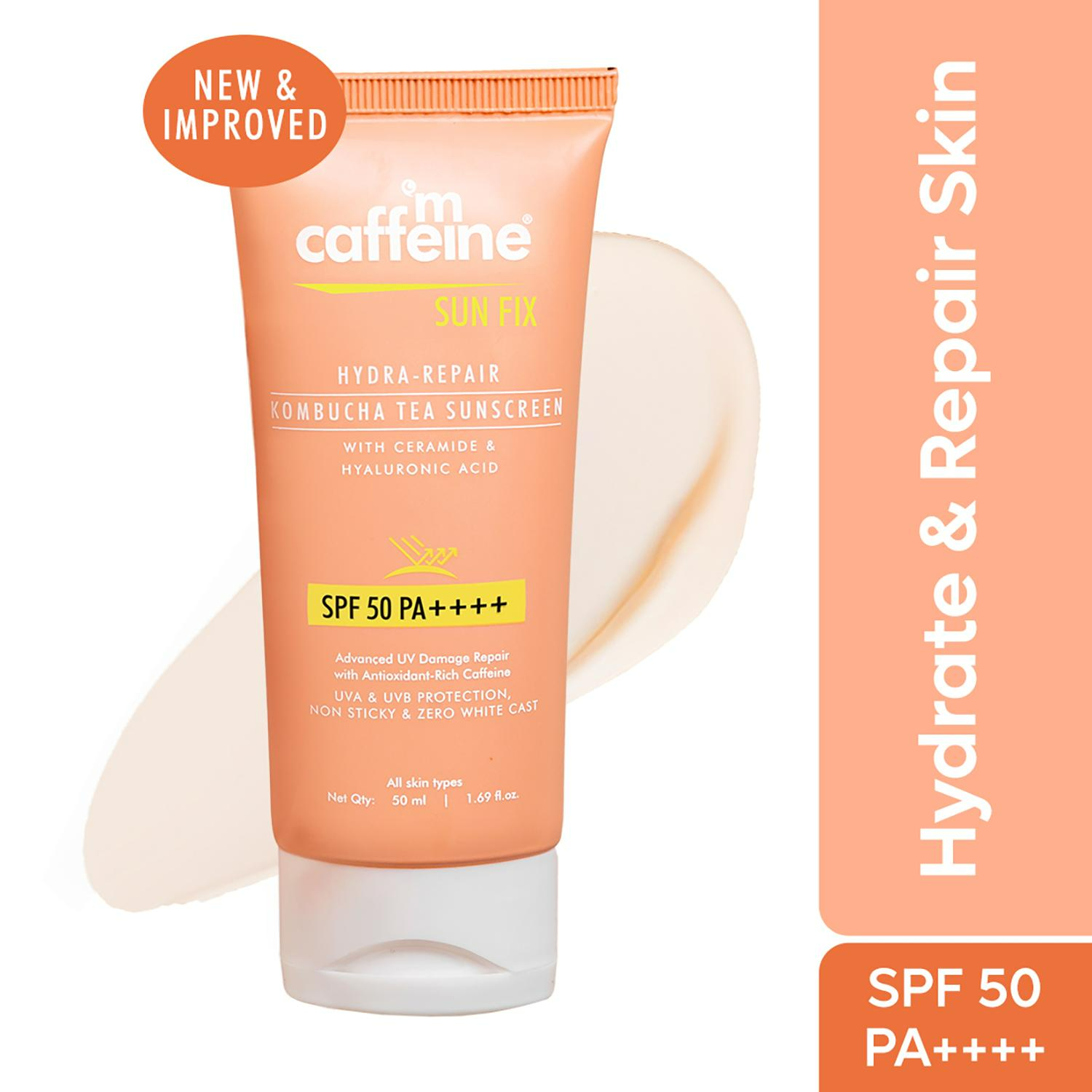 mCaffeine Kombucha Hydra Repair Sunscreen SPF50 PA++++
