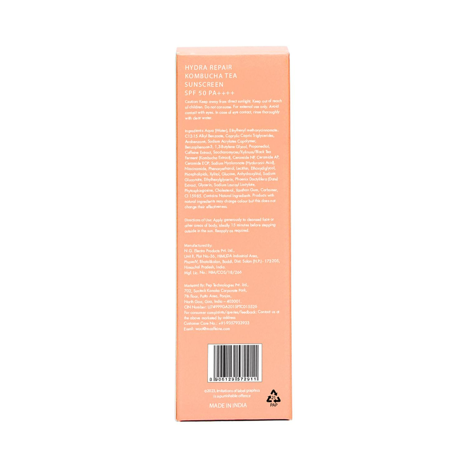 mCaffeine Kombucha Hydra Repair Sunscreen SPF50 PA++++
