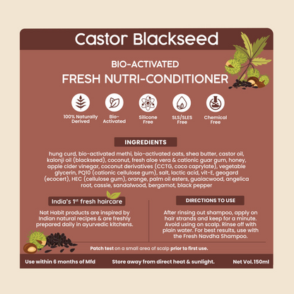 Nat Habit Castor Blackseed Nutri-Conditioner