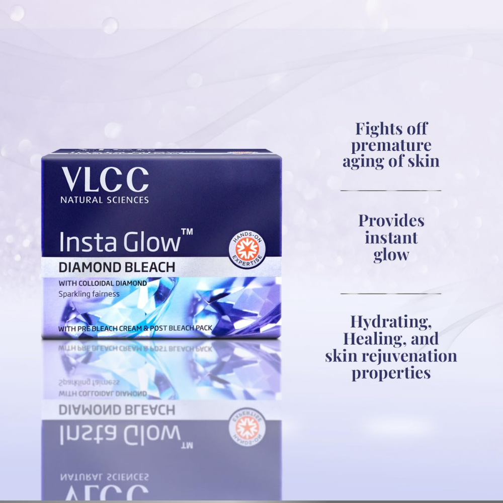VLCC Insta Glow Diamond Bleach