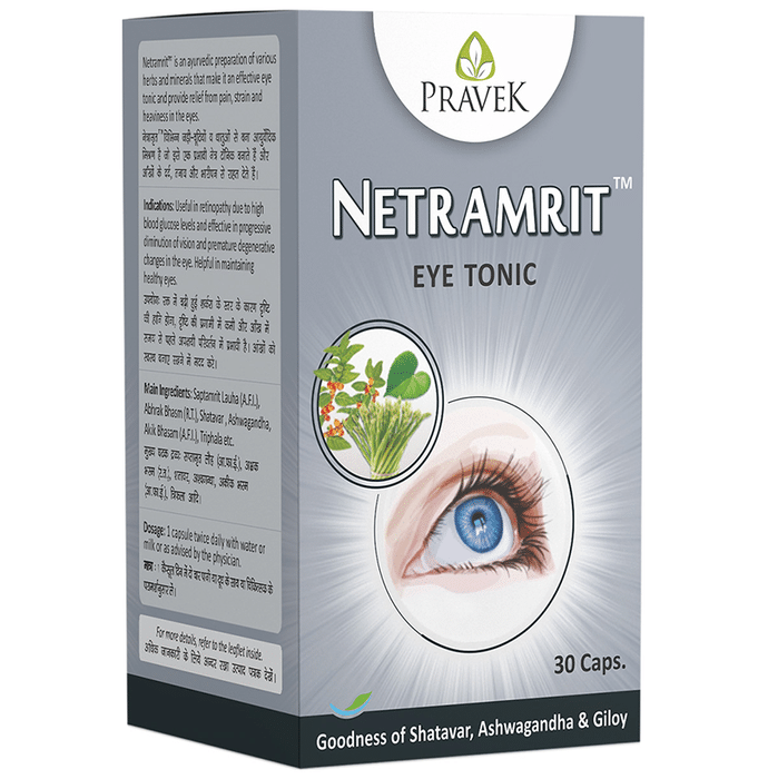 Pravek Netramrit Eye Tonic Capsules