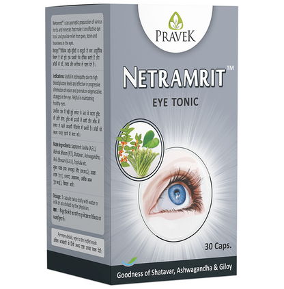 Pravek Netramrit Eye Tonic Capsules