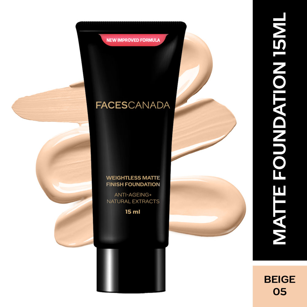 Faces Canada Weightless Matte Finish Foundation-Beige 05