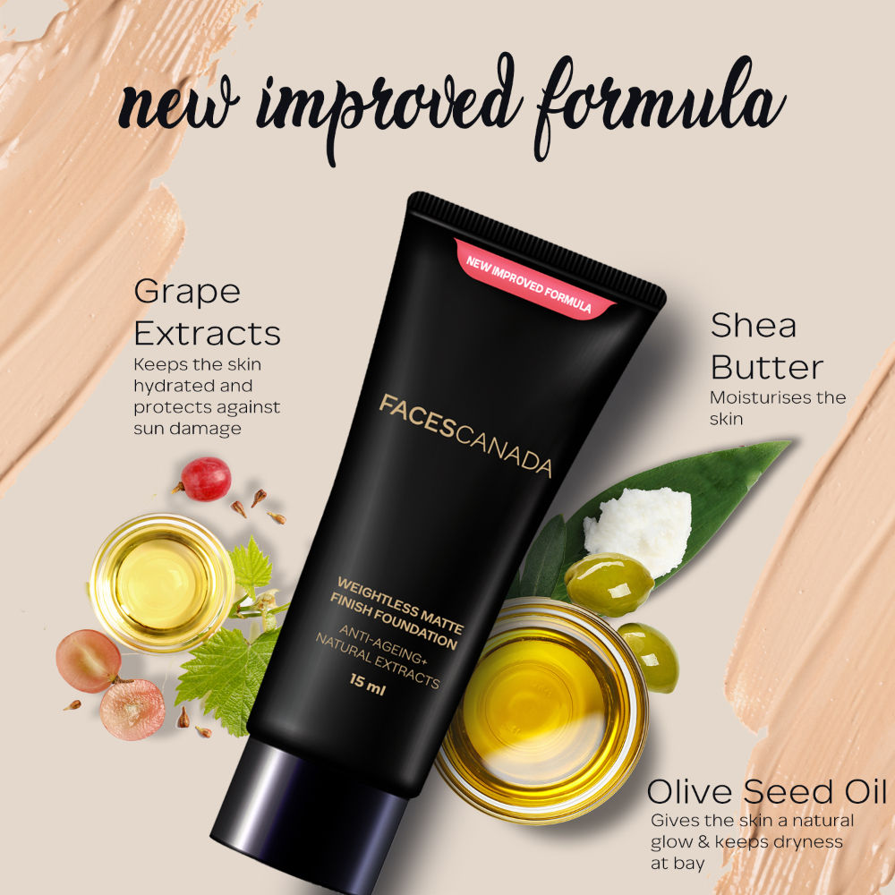 Faces Canada Weightless Matte Finish Foundation-Beige 05