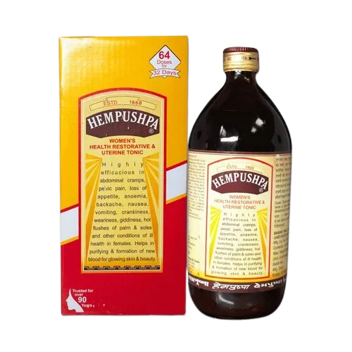 Buy Rajvaidya Hempushpa Syrup For Women from DrMediCart, Ship from India to USA