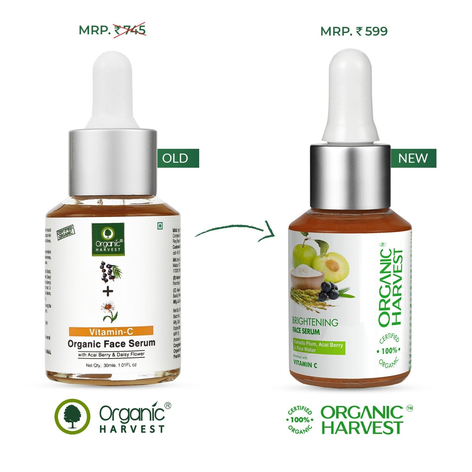 Buy Organic Harvest Vitamin C Organic Face Serum from DrMediCart, Ship from India to USA