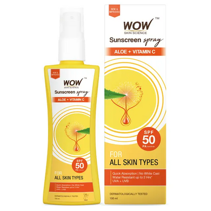 Wow Skin Science UV Sunscreen Spray SPF 50