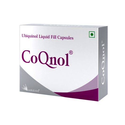 Aarkios CoQnol Ubiquinol 100 mg Capsules