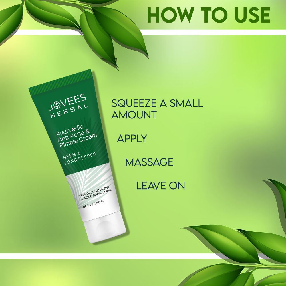 Jovees Neem & Long Pepper Anti Acne & Pimple Cream