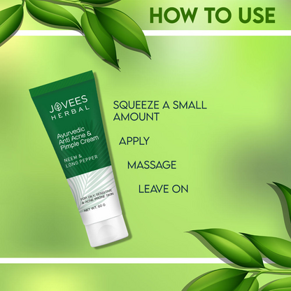 Jovees Neem & Long Pepper Anti Acne & Pimple Cream