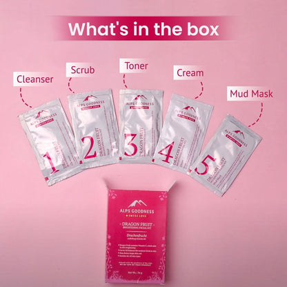 Alps Goodness Dragon Fruit Brightening Facial Kit - Limited Time Offer